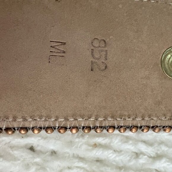 Leatherock Embellished Leather Belt - Picture 4 of 8